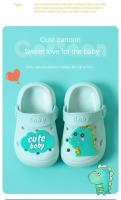 Zapatillas De Holes Para Niños Y Niñas Transpirables Antideslizantes Ligeras Con Suela Suave Para Uso Externo Estilo Sandalias De Verano Con Estampado Animal - details 4