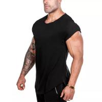 Camiseta De Gimnasio Para Hombres Fitness Casual Hip Hop Algodón Sin Mangas Ajustada Transpirable Ropa Deportiva Bodybuilding - details 2
