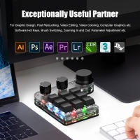 Teclado Mecánico Mini Con Macro Personalizable 9 Teclas 3 Botones RGB Para Photoshop Y Gaming Teclado Mecánico Hotswap USB Bluetooth - details 0