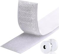 Cinta Adhesiva De Nylon Blanco Con Gancho Y Anillo 20-50mm 5 Metros Pares Resistente Al Calor Para DIY Accesorios De Ropa Y Bolsas - details 4