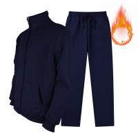 Traje De Deporte Casual Para Hombre Con Manga Larga Conjunto De Sudadera Y Pantalón 2 Piezas Para Correr Y Actividades Al Aire Libre Material De Poliéster Y Fleece - details 10