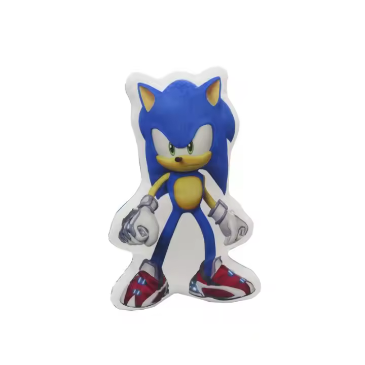 Cojín Sonic 3D Azul 35x22 Cm - 1