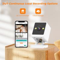 Cámara IP WiFi BESDER 2MP Monitoreo De Bebé Con Rastreo AI 1080P Mini CCTV De Seguridad Interior APP ICSEE Sin Cable - details 4