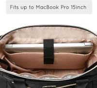 Breast Pump Bag Diaper Tote Bag with 15 Inch Laptop Sleeve Fit Most Breast Pumps - details 6