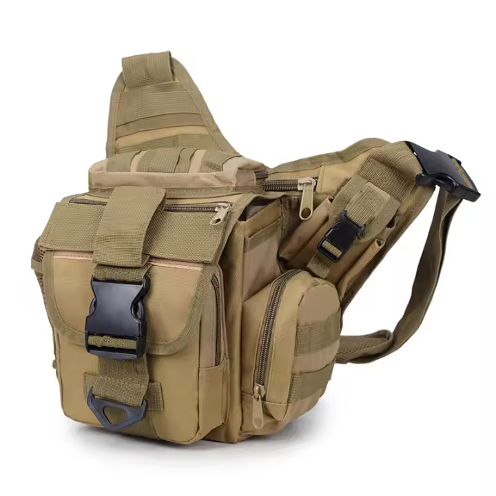 Bolso para cámara, bolso táctico militar para sillín, riñonera, mochila bandolera para exteriores para ocio - 1