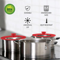 Tapa De Sartén Universal De Silicona Grande Apta Para Ollas Pans Y Frying Pans Ajuste Para 16cm a 32cm Eco-amigable - details 6