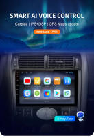 AWESAFE PX9 inalámbrico CarPlay Android Auto Radio para Ford Mondeo 3 2000 2001 2002 2003 - 2007 coche reproductor multimedia GPS 2 din autoradio volante controles RDS Bluetooth - details 0