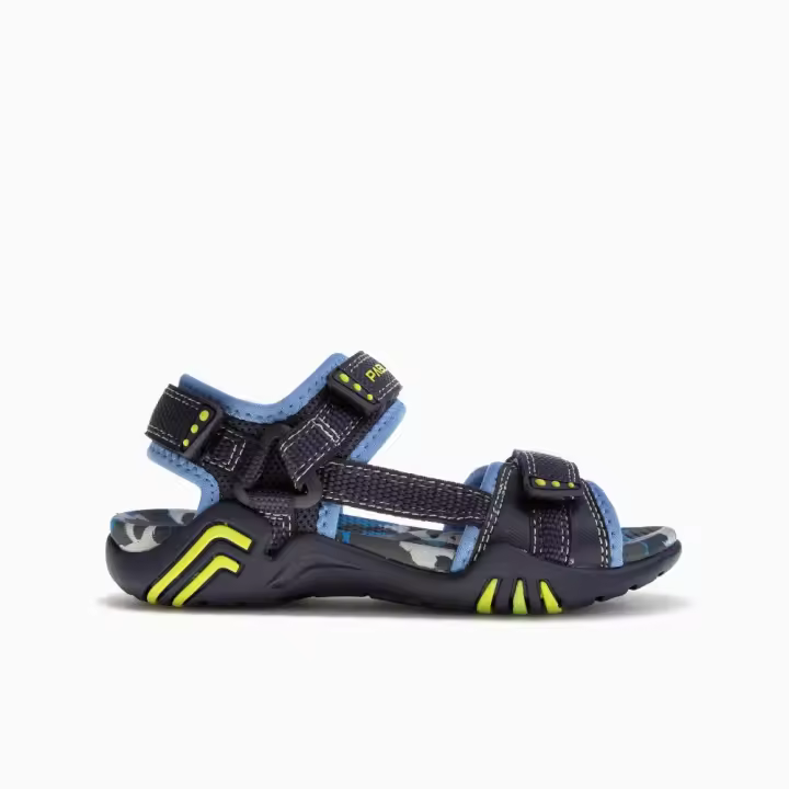 Sandalias planas niño PABLOSKY 982025 CALIFORNIA NAVY-BLUE-NEON YELLOW 36303 25V - 1