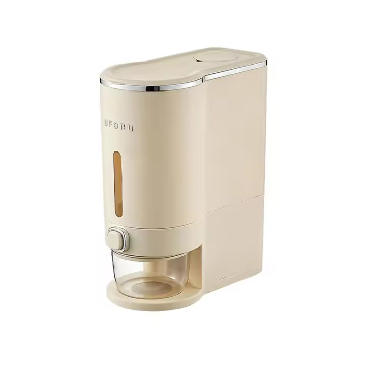 Cubeta De Arroz Sellada Antihumedad Con Taza Caja De Almacenamiento De Granos Y Polvo De Harina Contenedor De Arroz - 1