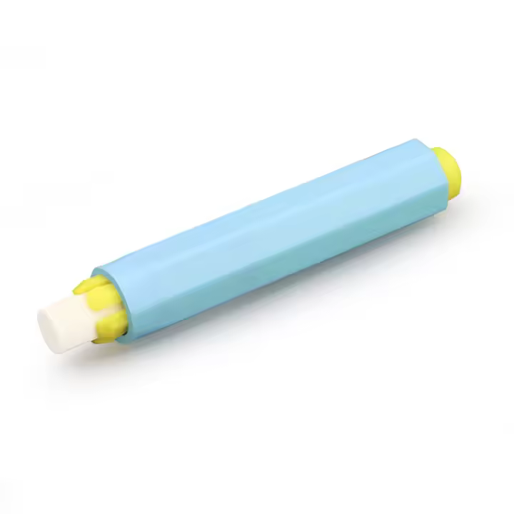 Pixcolor -  Portatizas de varios colores disponibles, ajustable de Ø 9 mm | Soporte para tizas mecánico para escribir en pizarras  | Disponible en azul, rojo y amarillo - 1