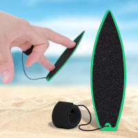 Mini Air Finger Tip Surfing Skateboard Descompresión Técnología Negra Juguete Creativo Para Decompresión Plástico 10x3 Cm Para Todas Las Edades - details 2