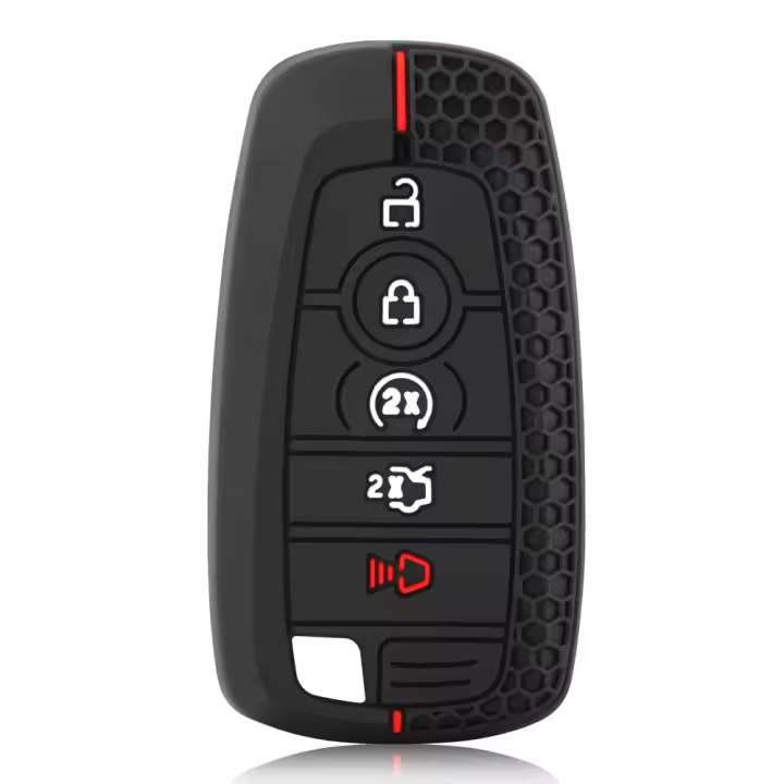 Funda De Llave De Coche En Silicona Para Ford Maverick Focus Edge Explorer Expedition Everest Fusion Mondeo Mustang Raptor Bronco - 1