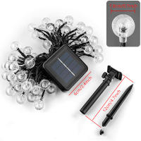 Luces Solares De Cristal Con 8 Modos Para Decoración De Navidad Y Exterior Cadena De Luces Faeiritas De 5M/7M/12M Garlands LED - details 3