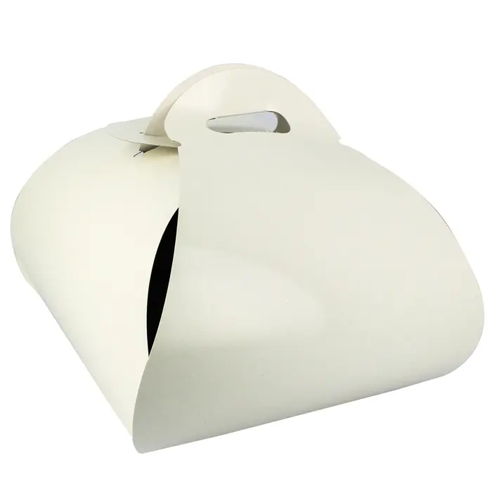 MONOUSO | Caja de Cartón Mariposa para Tarta 18x18x13cm (25 Uds) - 1