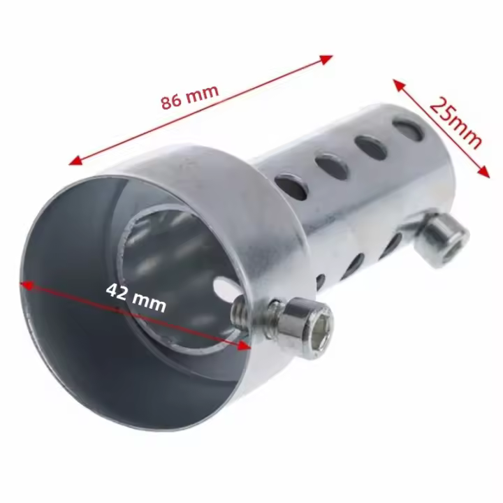 Silenciador Ajustable Para Motocicleta 42mm/45mm/48mm Eliminador De Ruido Y Sonido DB Killer Silencer Exhaust Muffler Universal - 1