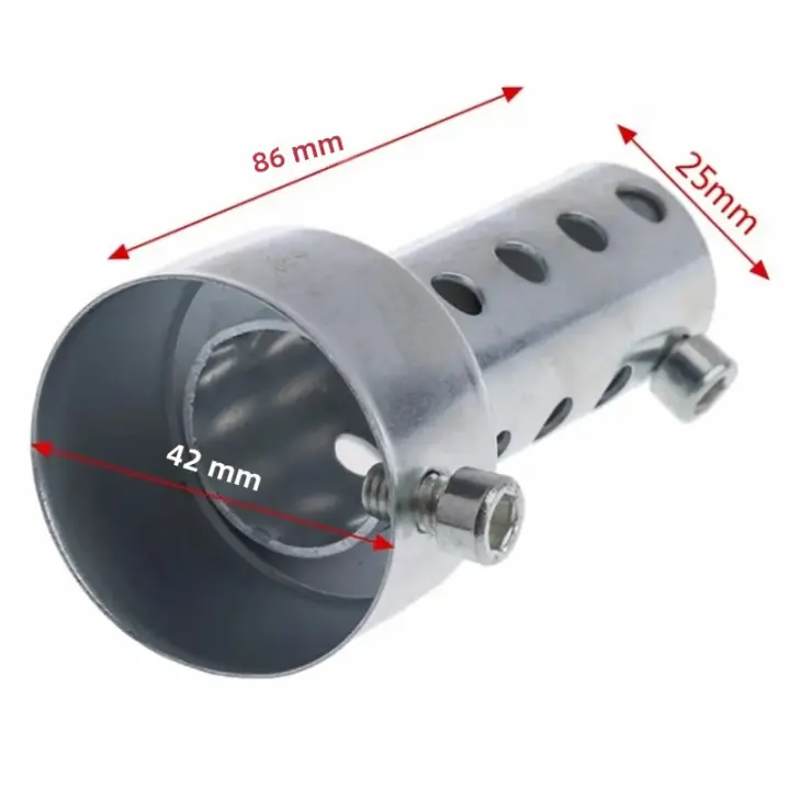 Silenciador Ajustable Para Motocicleta 42mm/45mm/48mm Eliminador De Ruido Y Sonido DB Killer Silencer Exhaust Muffler Universal - 1