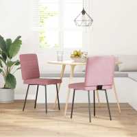 vidaXL Sillas de comedor 2 unidades terciopelo en color Gris claro/Rojo vino tinto/Amarillo y más | cómodas modernas ergonómicas para comedor cocina salón hogar - details 9