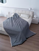 NEW & Almeritex 2000 Colcha Multiusos Sofa, Manta Foulard, Plaid para Cama, Cubresofa Cubrecama Mix Negro - details 4
