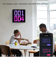 Pantalla De Matriz LED De 50cm Con Pantalla Digital USB 5V Decoración De Habitación Programable Con APP Regalo De Navidad Iluminación Nocturna Rectangular - details 2