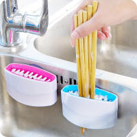 Cepillo De Limpieza Creativo Para Cocina Con Ventosa Cepillo Para Cuchillo Desmontable Cepillo De Limpieza Para Cocina 1 Pieza - details 0