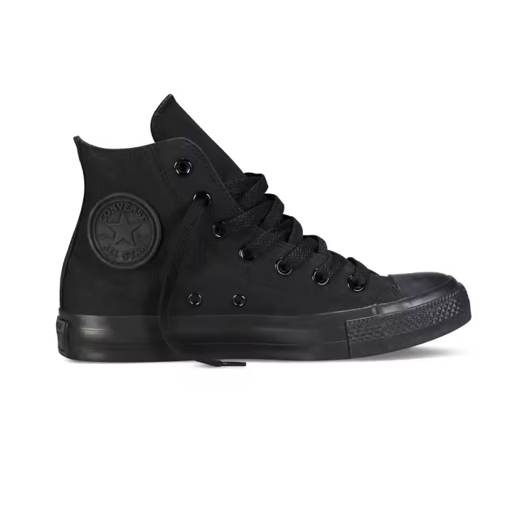 Zapatillas Chuck Taylor All Star Hi Black Mono - 1
