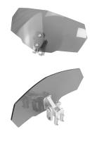 Universal Parabrisas De Motorizado Clip on Extensión Esponja Deflector De Aire Para Mopeds Y Motocicletas Accesorios De Motocicleta - details 9