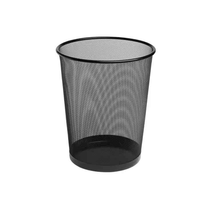 Bismark papelera de rejilla alta capacidad 18 litros 340 x 240 mm  negro - 1