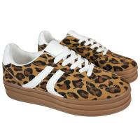 EverlyX - Zapatillas Doble Plataforma Estampado Leopardo - Sneakers Mujer Tipo Bold - C3011 - details 3