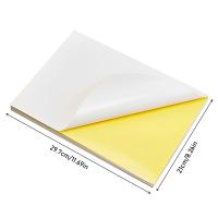 Etiquetas Adhesivas Autoadhesivas Blanco A4 25 Hojas Papel De Superficie Mate Para Impresora Laser Y De Tinta - details 2