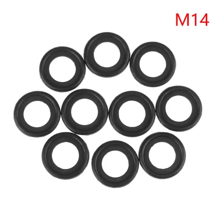 10Pcs Sellamañadas De Bucle Para Tapa De Aceite Compatible Con Buick Vauxhall GMC Ford Opel Corvette Holden Land Rover Oldsmobil - 1