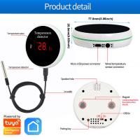 Sensor De Temperatura WiFi Tuya Con Probar 1M/3M Pantalla LCD Digital Para Nevera Piscina Termostato Remoto Alarma Smart Life - details 1