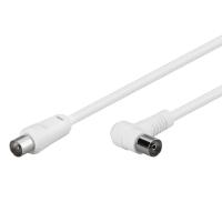 Banner - Cable antena de TV acodado de 75 Ohm