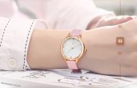 Reloj De Pulsera De Cuero Shengke Para Mujeres Moda Reloj De Bolsillo a Cuadros Resistente Al Agua Y Al Shock Blanco - details 7