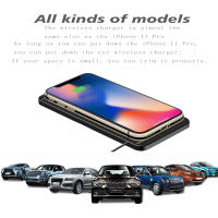 Cargador Inalámbrico Para Coche 15W Antideslizante Qi Rápido Para Android E iPhone 11/12/13/14 Carcasa De Silicona Suave Transparente - details 0