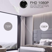 Monitor De Bebé KERUI Con Montaje En Pared Cámara IP HD Video WiFi Mini Sensor De Movimiento Temperatura Y Sonido Compatibilidad Tuya Smart Home - details 5