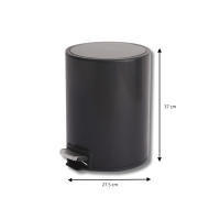 - Cubo con pedal papelera con tapa para baño, WC, salón y dormitorio - details 5
