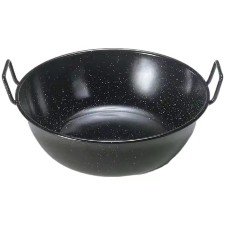 La Ideal Sarten Honda Esmaltada Con Asas - 1