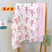 Manta Bebé Mermaid Estrella Impresión Algodón Flannel Envoltura Para Bebé Niño Y Niña Cama Carrito De Compras Edad 1-3 Años - details 8
