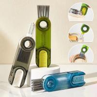 Herramienta De Limpieza 3 En 1 Cepillo Para Vaso Micro Cuchillas Utensilio Útil Para Cubiertas De Botellas De Agua Multifuncional Para El Hogar - details 2