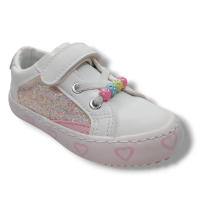 Conguitos Zapatilla Sneakers Niña OSSH153017-WHIT GLITTER BLANCO Zapatillas calzado niños Summer ROYALE CORDONETS - details 1