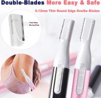 Recortador eléctrico de Cejas para Mujeres y hambres, mini depiladora para bikini y facial, removedor para diversas áreas del cuerpo: Barbilla, melocotón, labios - details 1