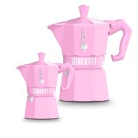 CAFETERA ITALIANA BIALETTI EDICION LIMITADA MOKKA EN COLOR ROSA - CAFETERA ITALIANA 3 TAZAS - CAFETERA ITALIZANA PEQUEÑA - details 2