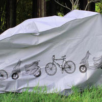 Cubierta Para Bicicleta 210*100cm Impermeable Y Anti-Polvo Protección UV Para Mountain Bike Scooter Moped Garage Universal - details 2