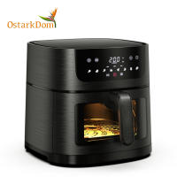 OstarkDom Freidora  de aire digital sin Aceite 5L,  freidora sin aceite, 10 programas preestablecidos,  Panel táctil,  Regulable hasta 200 ° C, Temporizador 60 minutos, Apagado automático, 1400W."Tamaño Elegible" - details 1