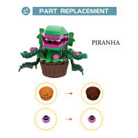 Bloques De Construcción BuildMoc Audrey II Chomper Flower Juguete De Plástico ABS Para Niños Modelo De Plantas Mansanas Regalo Para Niños - details 3