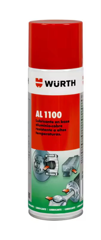 Pasta Antigripante AL 1100 Wurth de Alta Resistencia para Uso Industrial, Termorresistente de -40ºC a 1100ºC, Base Aluminio-Cobre, 300 ml - details 0
