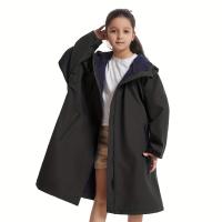 Poncho De Surf Impermeable Y a La Viento Mutao Con Cuello Alto Largo Para Exteriores Ideal Para Natación Surf Divertido - details 6