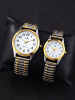 Reloj De Cuarzo Retro Elegante Para Parejas Reloj Analógico De Negocios Clásico Moda Regalo Para Amantes Material De Aluminio No Resistente Al Agua - details 1