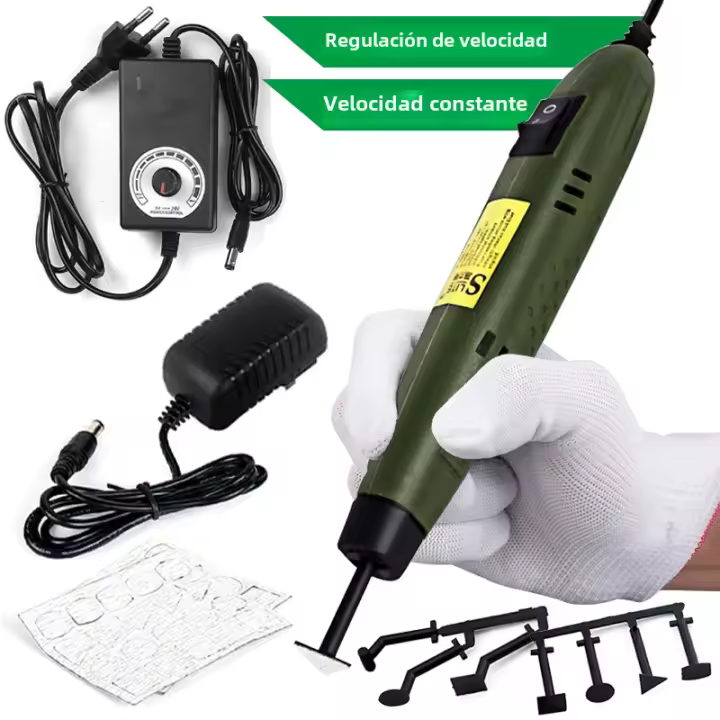 Mini Sander Polidor De Herramienta De Grindaje 18W 110V-220V Pen Type Ajuste De Velocidad Fijo Para DIY Modelado Y Pulido De Rincones Redondos - 1