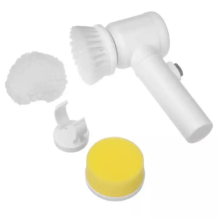 Cabeza Eléctrica de Mano 5 en 1 para Cocina, Limpador de Fregadero, Herramienta de Baño y Cocina, Limpiador Multicuonal With USB - 1